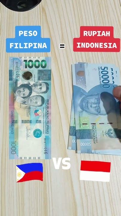 peso Filipina ke rupiah Indonesia .